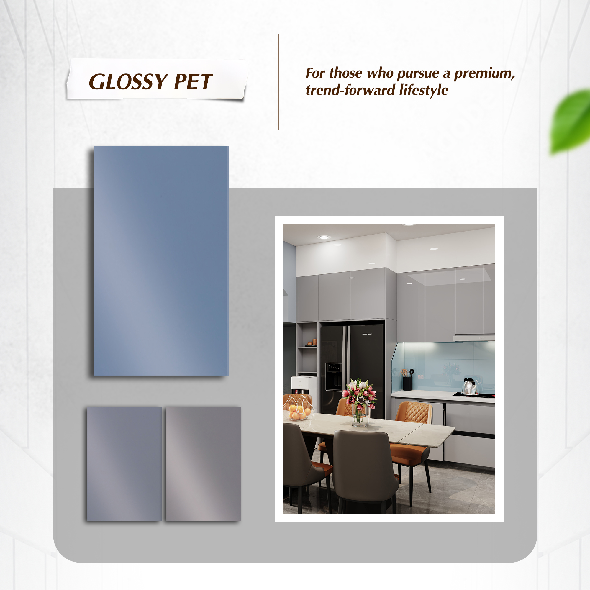 Glossy PET Surface