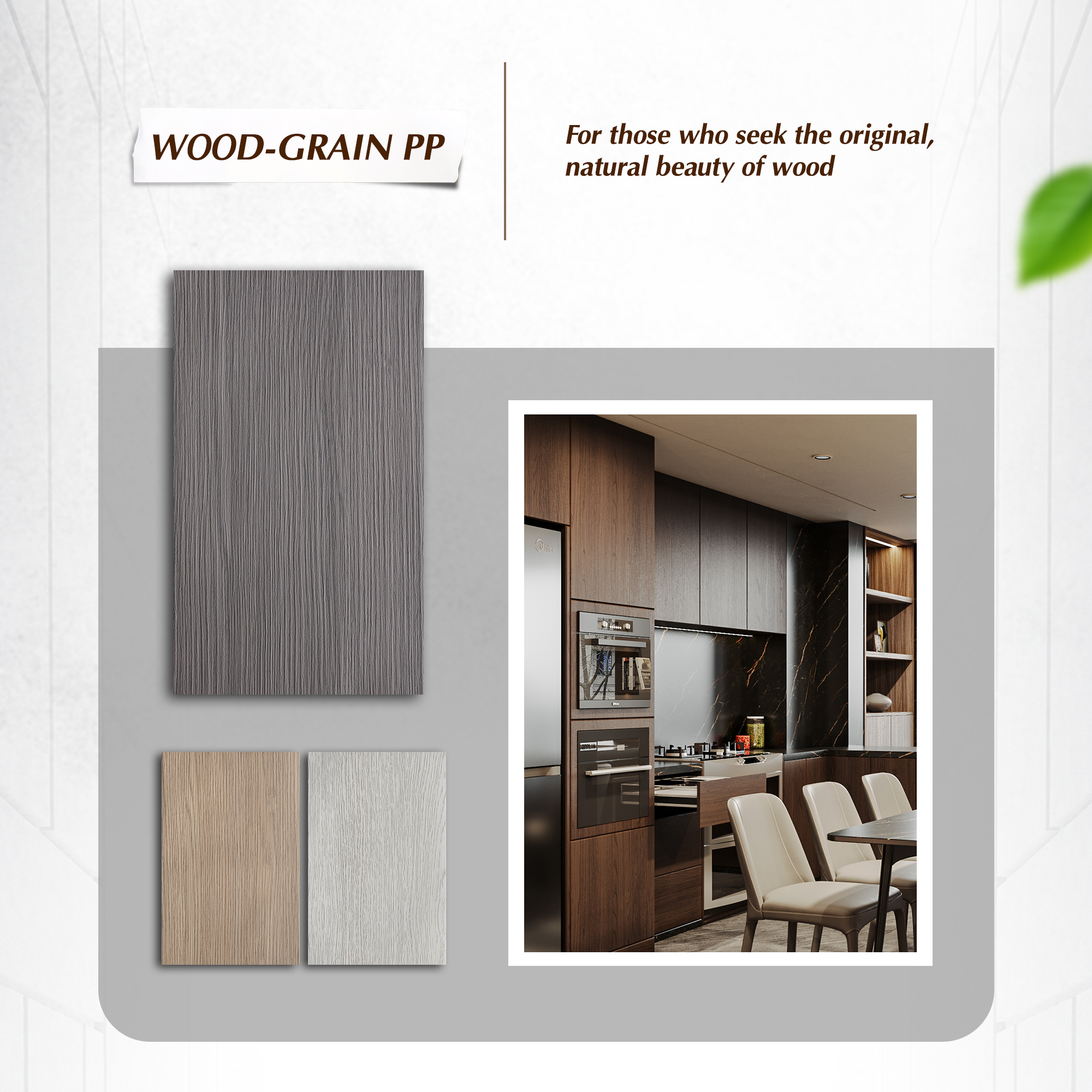 Wood-Grain PP Surface